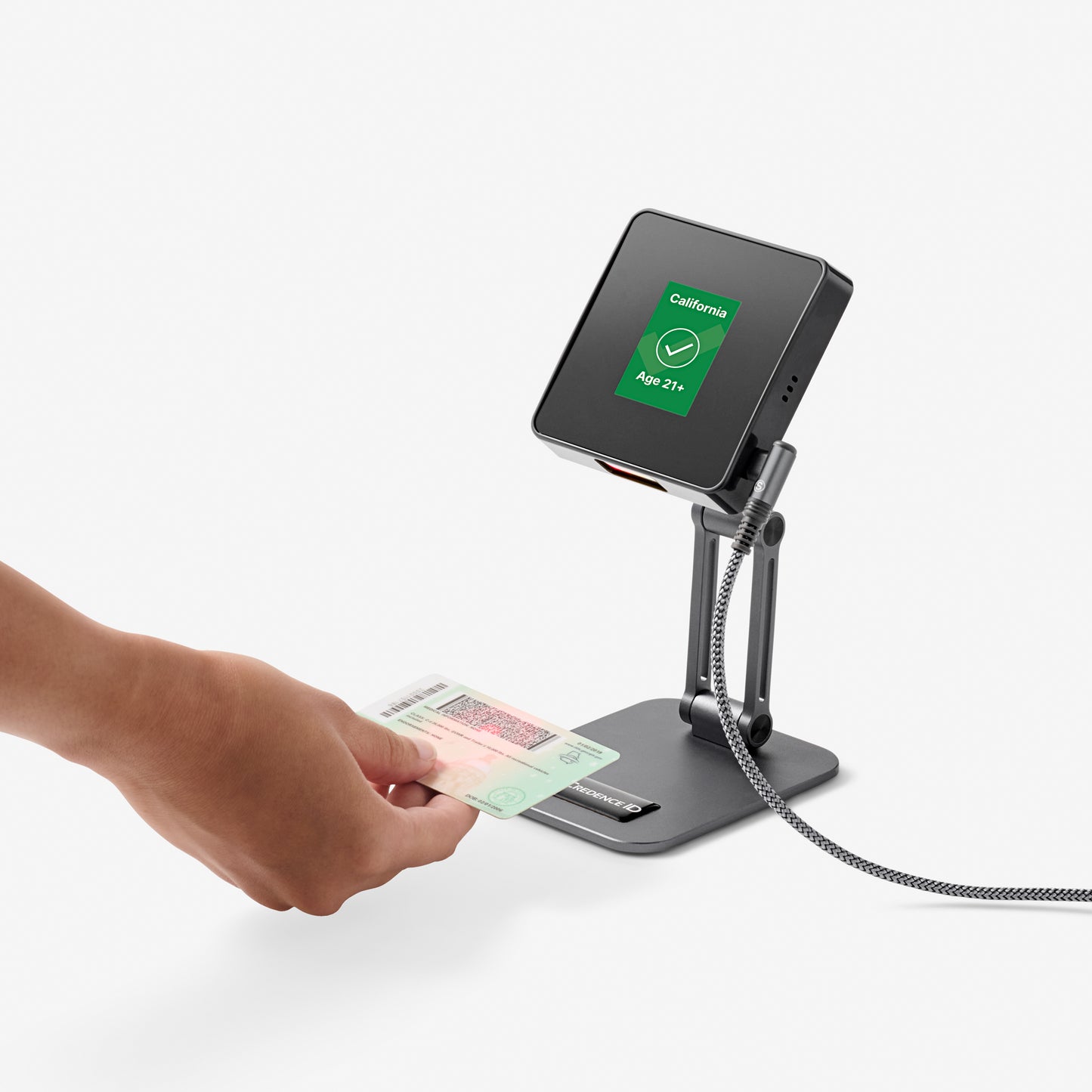 Tap2iD™ Verifier with Magsafe + Verify with Credence™ (VwC) Portal Subscription (Included)