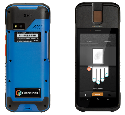 This image shows the front and back side of Credence ECO device